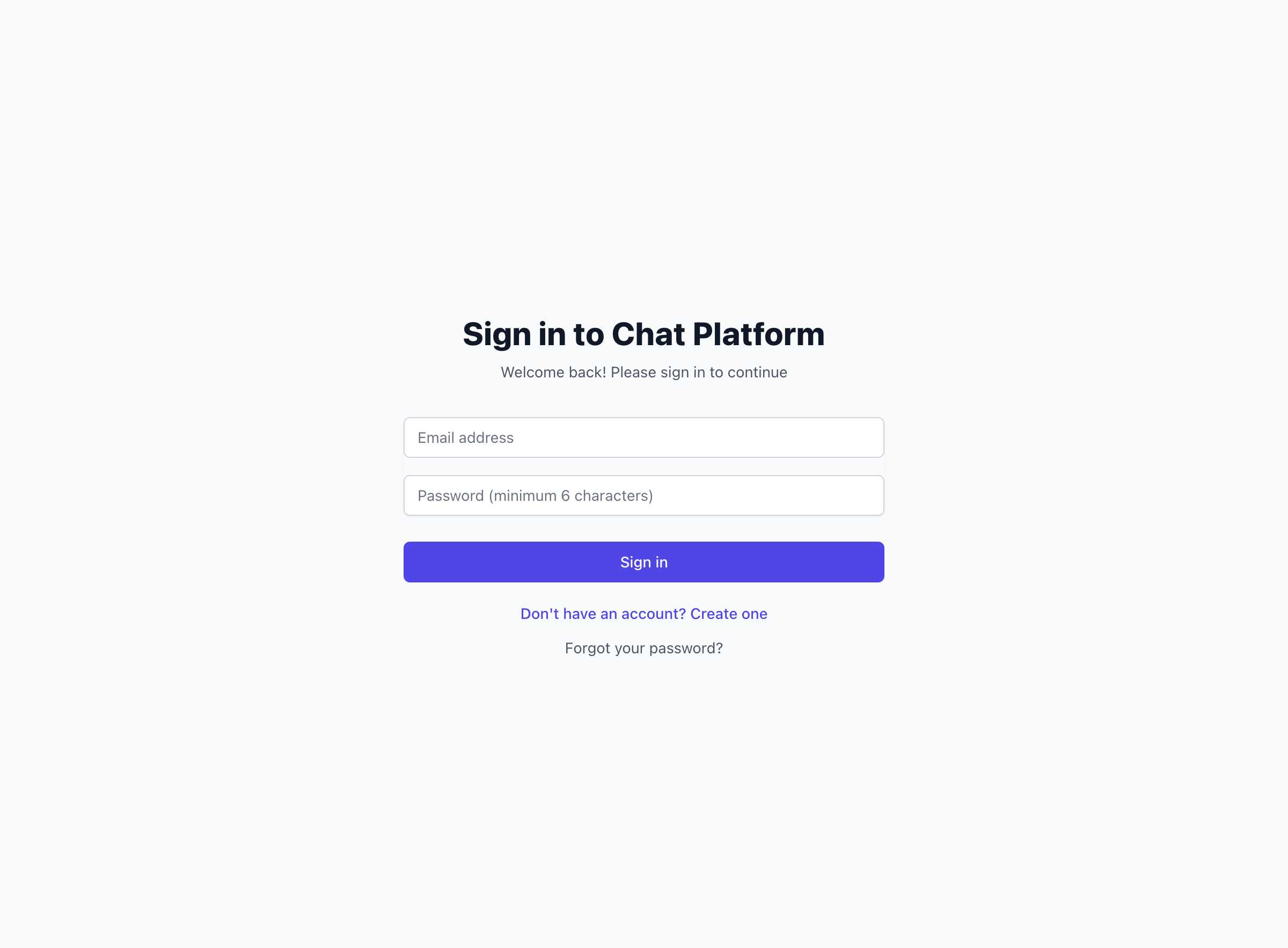 Scalable Chat Platform